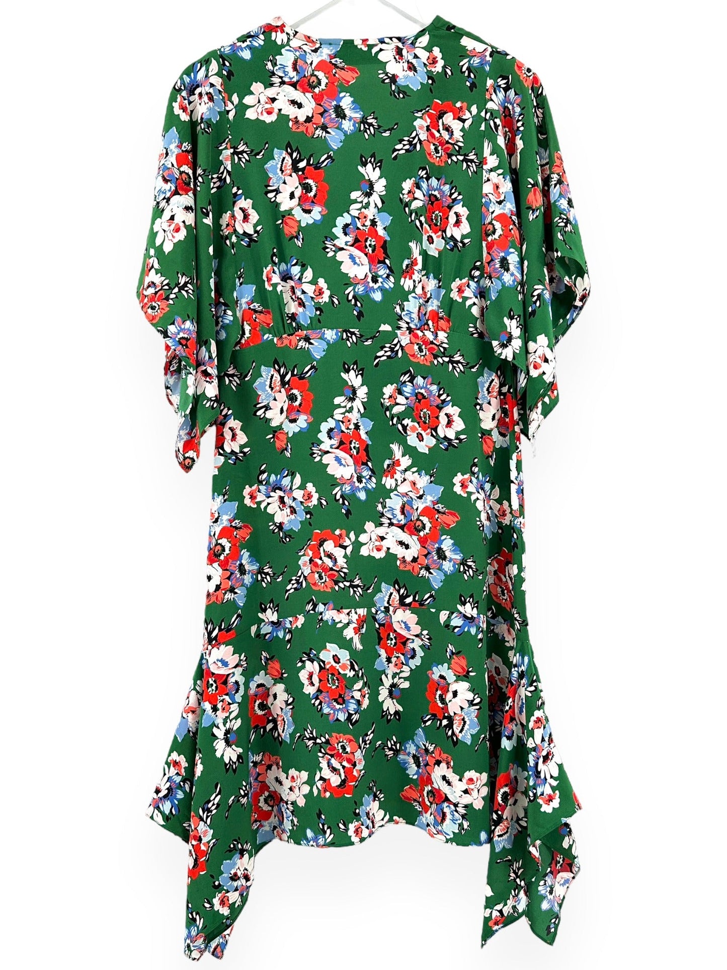 MSGM Green Floral Dress