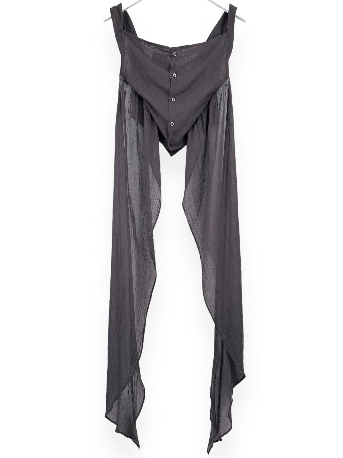 VIVIENNE WESTWOOD ANGLOMANIA Gray Corset Top