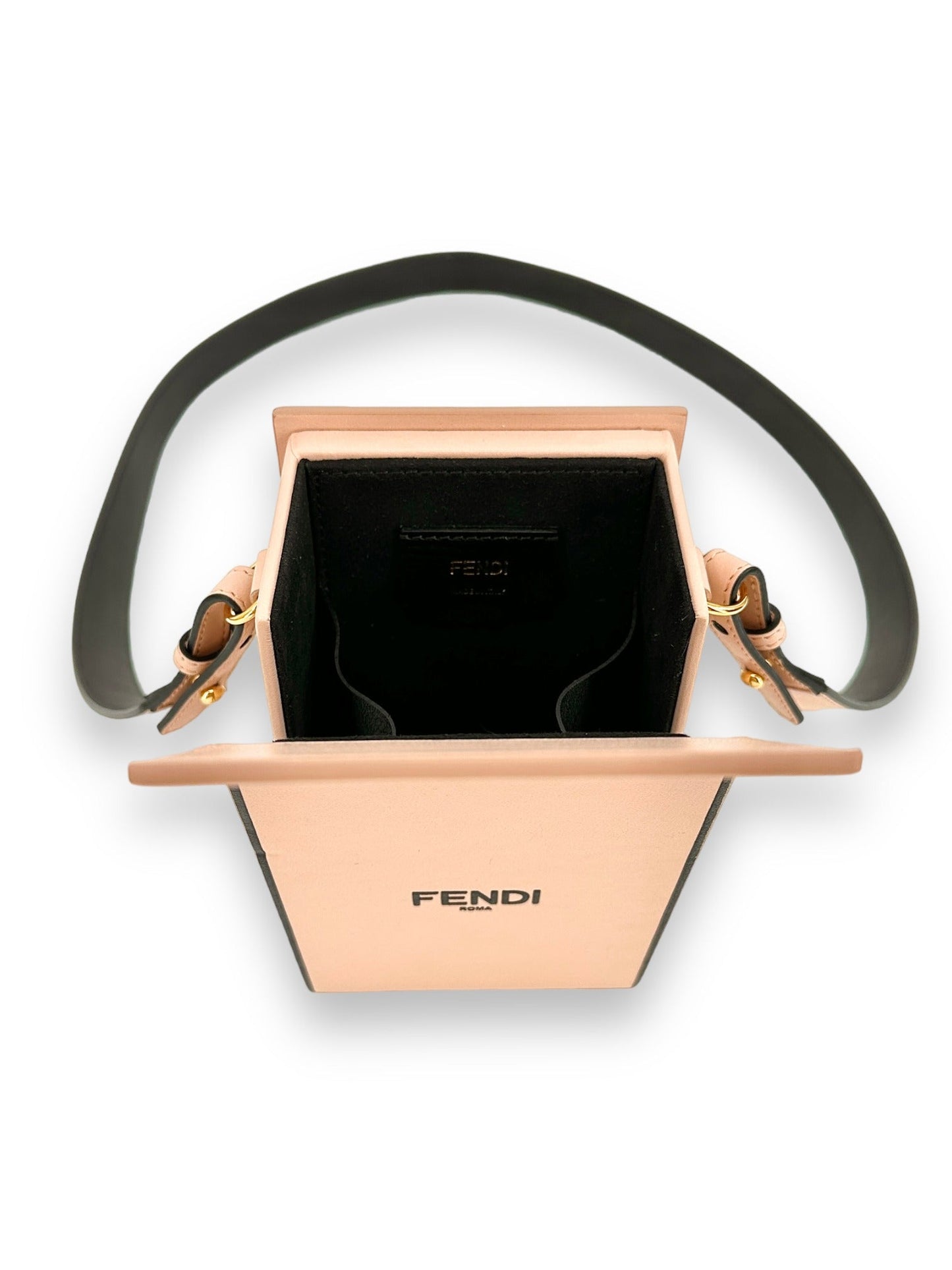FENDI Pink Crossbody Box Bag