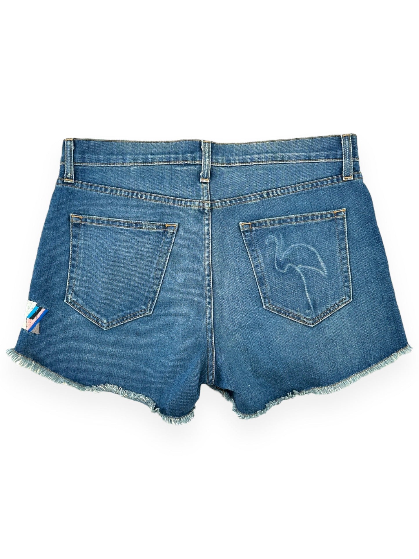 SANDRINE ROSE Upcycled Denim Shorts