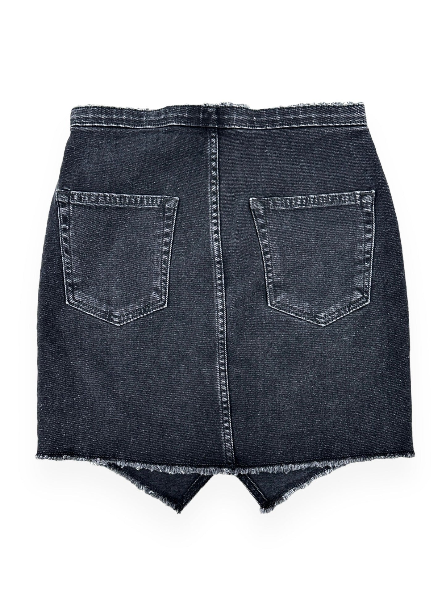 COTTON CITIZEN Black Denim Mini Skirt