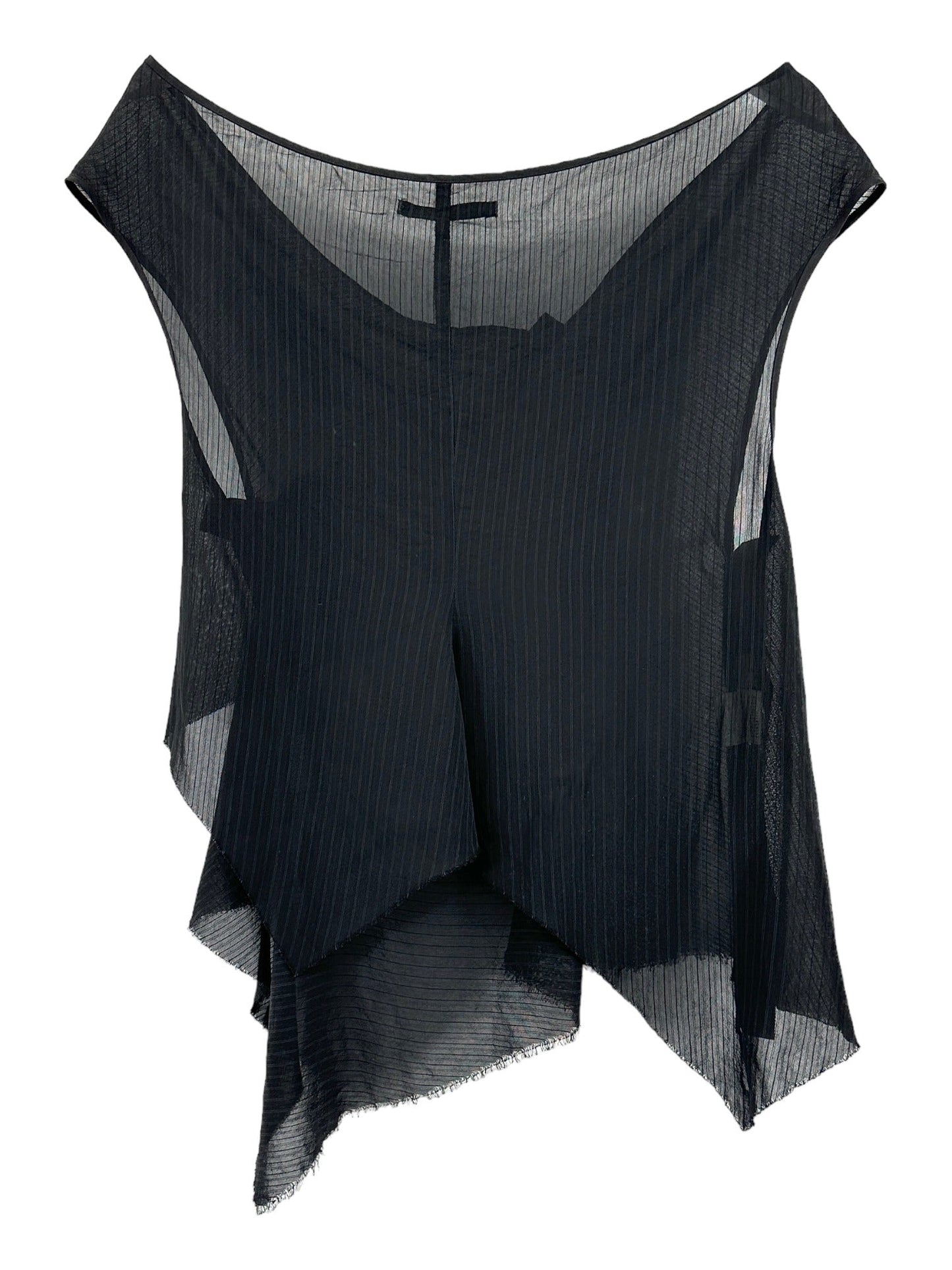 YOHJI YAMAMOTO Sleeveless Black Top