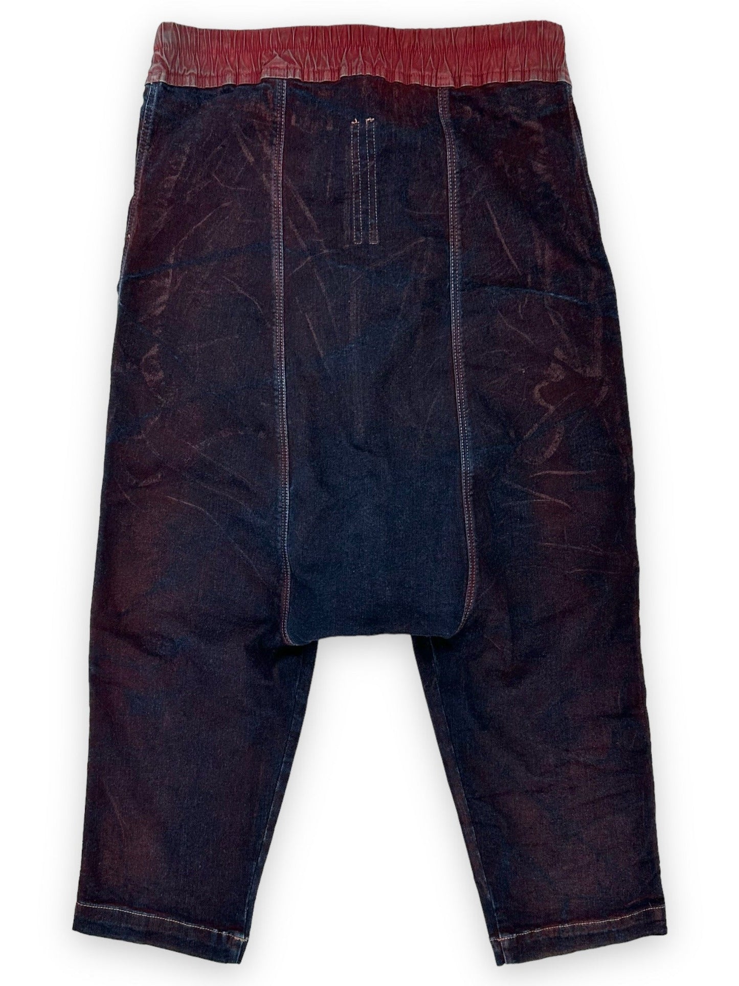 RICK OWENS DRKSHDW Two-Tone Drop-Crotch Pants