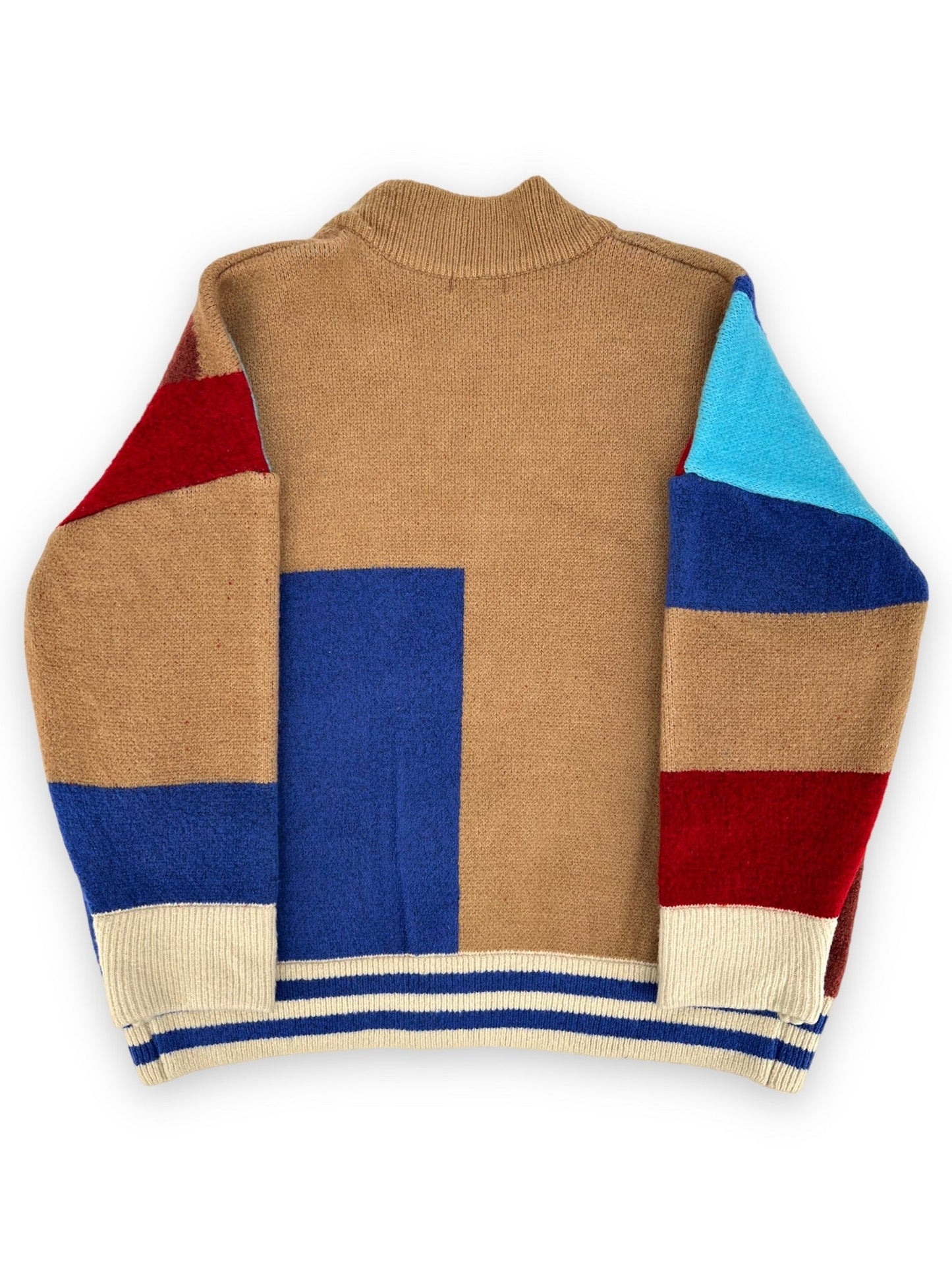 VAMPIRE WEEKEND Oversized Colorblocked Cardigan