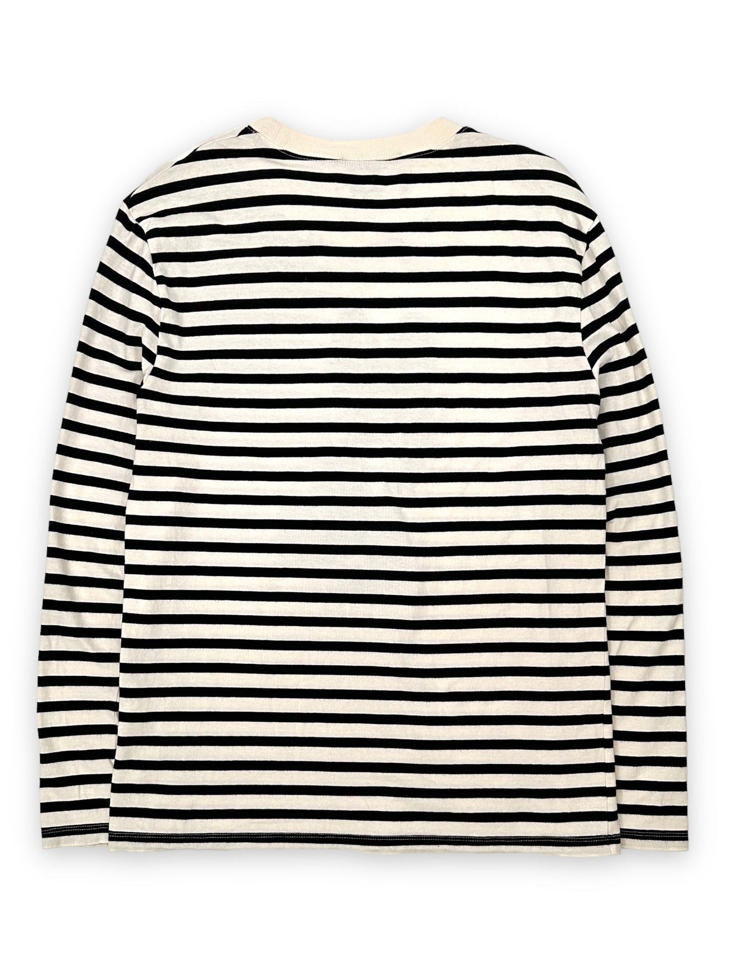 MAISON KITSUNÉ Striped Fox Patch T-Shirt
