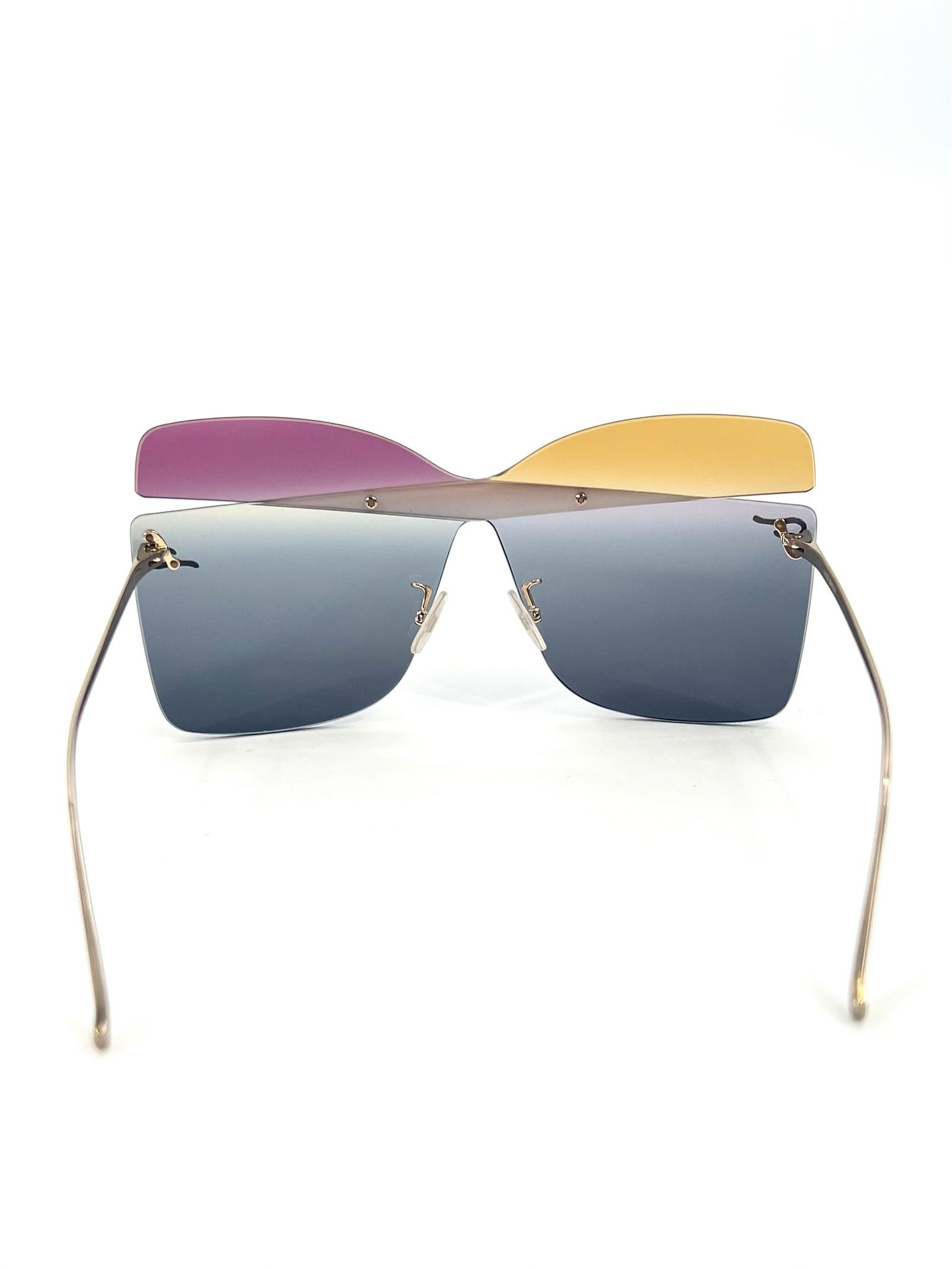 FENDI "Karligraphy" Butterfly Sunglasses