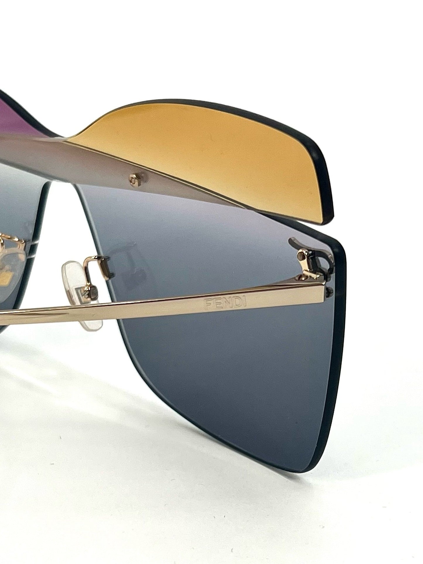 FENDI "Karligraphy" Butterfly Sunglasses