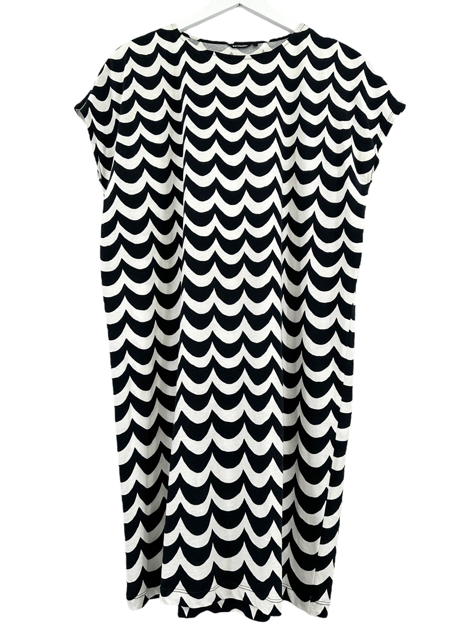 MARIMEKKO Black & White Printed Mini Dress