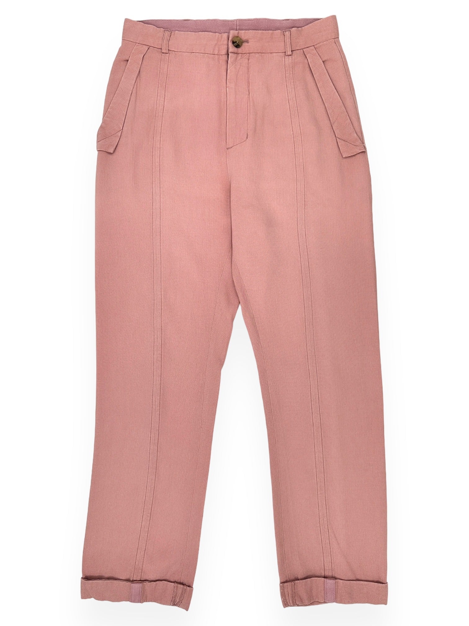 HENRIK VIBSKOV Textured Pink Cigarette Pants