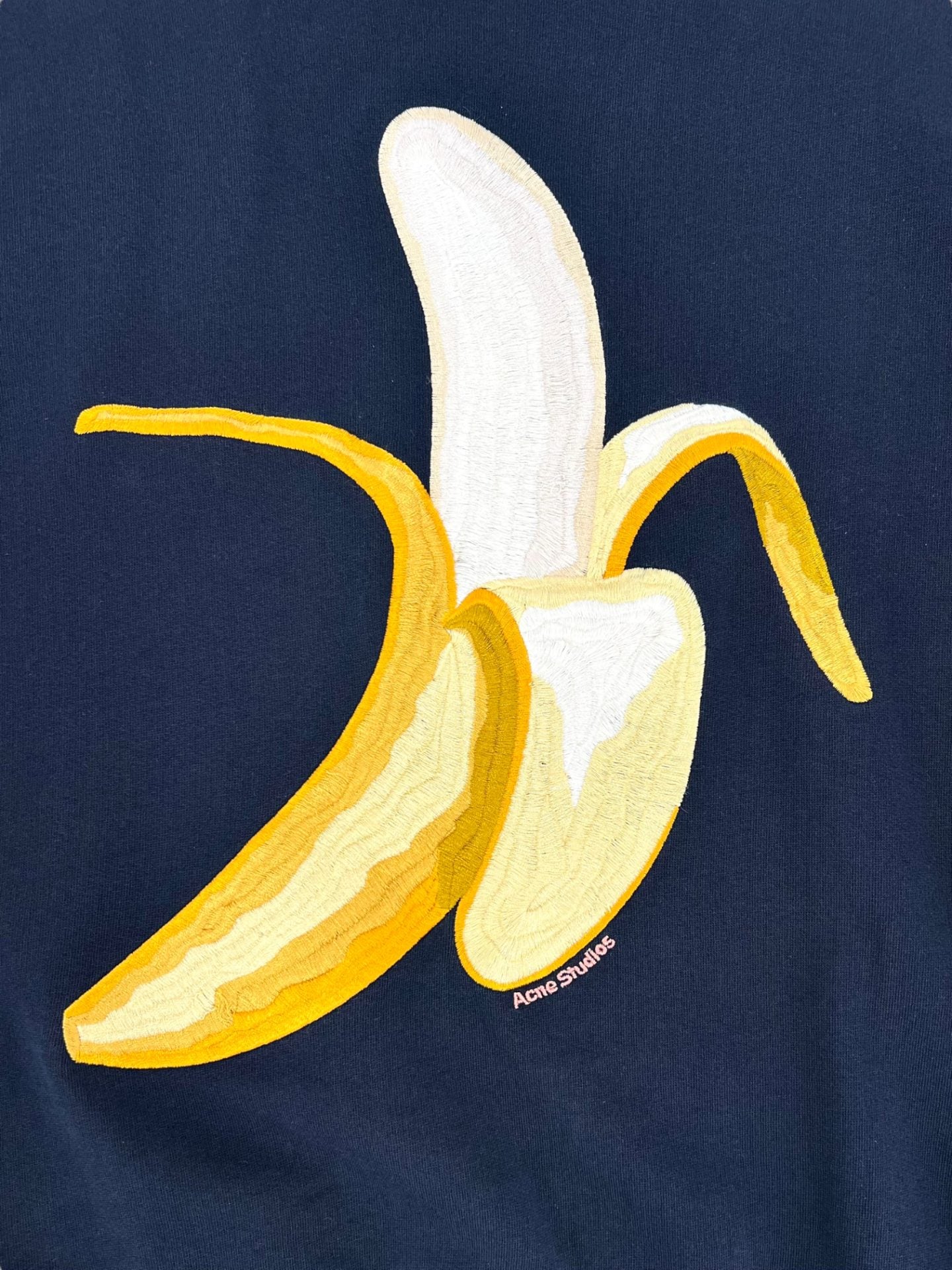 ACNE STUDIOS AW16 Navy "Carly Banana" Sweatshirt