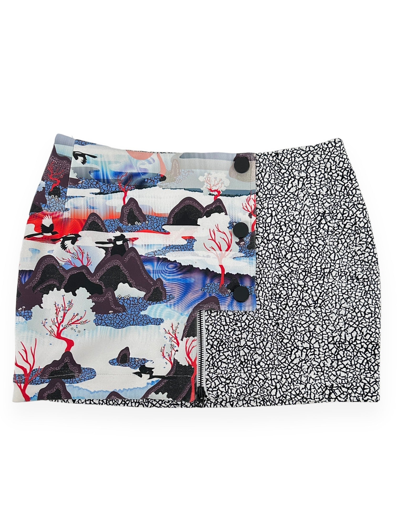 OPENING CEREMONY Contrast Print Mini Skirt