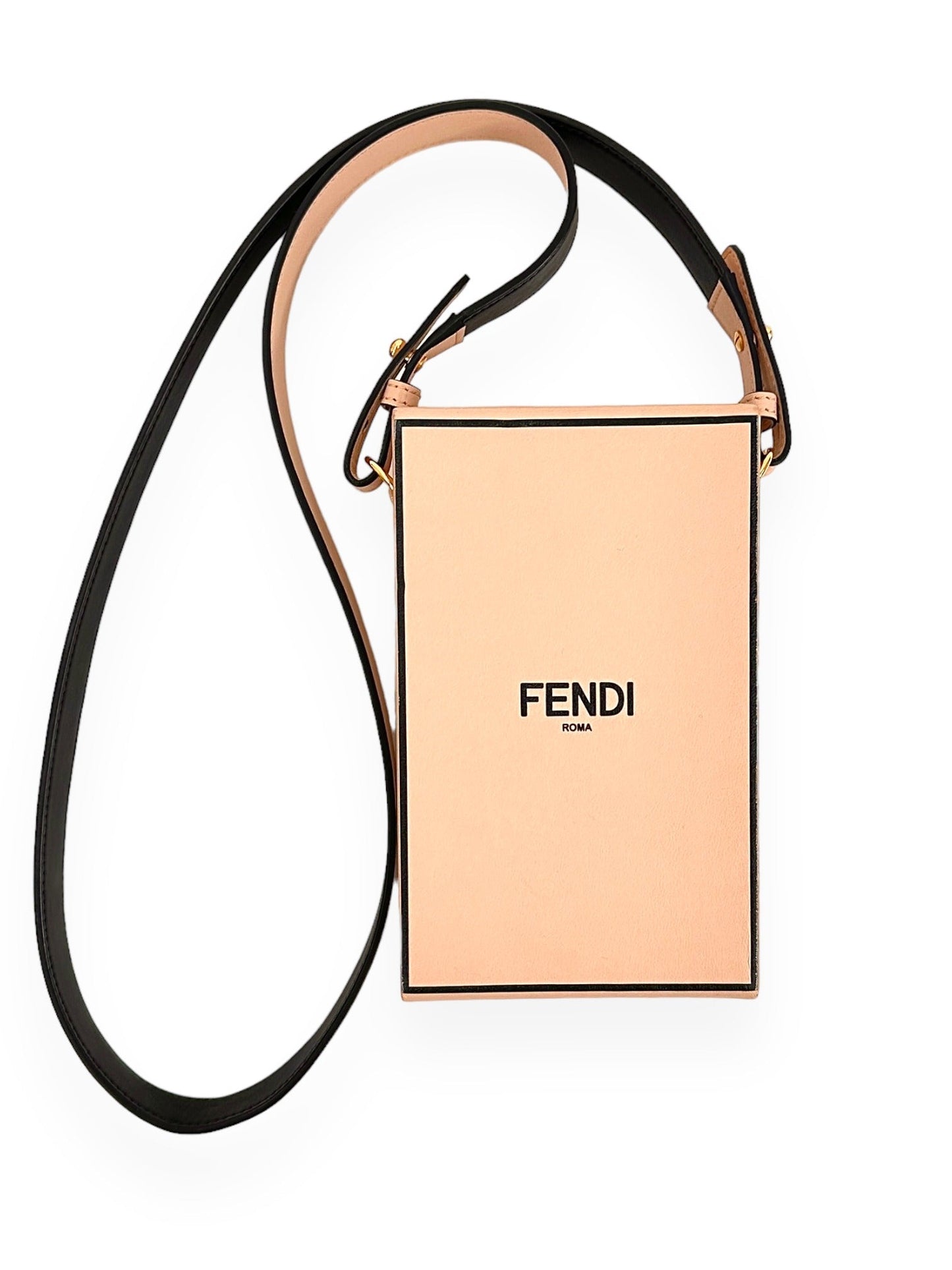 FENDI Pink Crossbody Box Bag