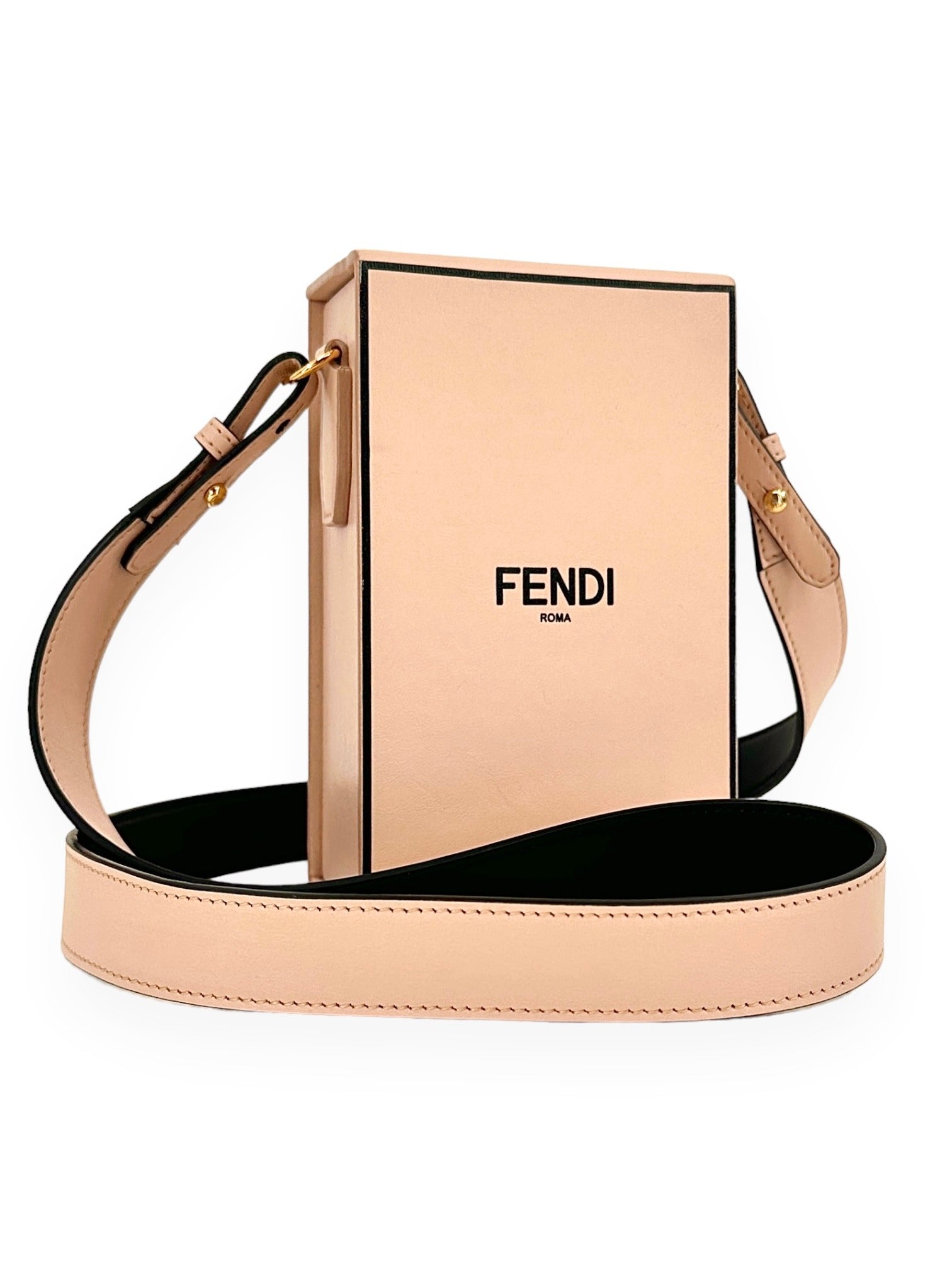 FENDI Pink Crossbody Box Bag