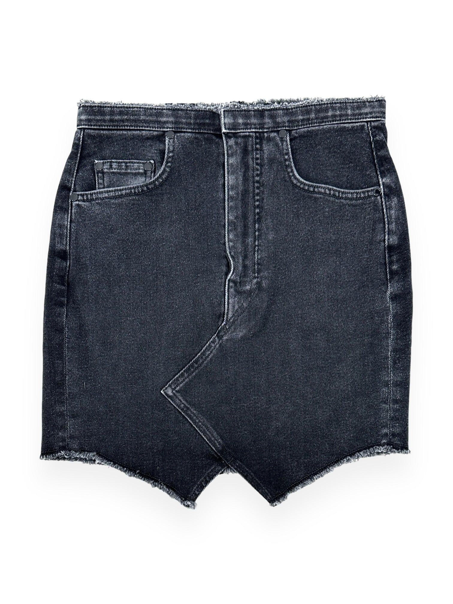 COTTON CITIZEN Black Denim Mini Skirt