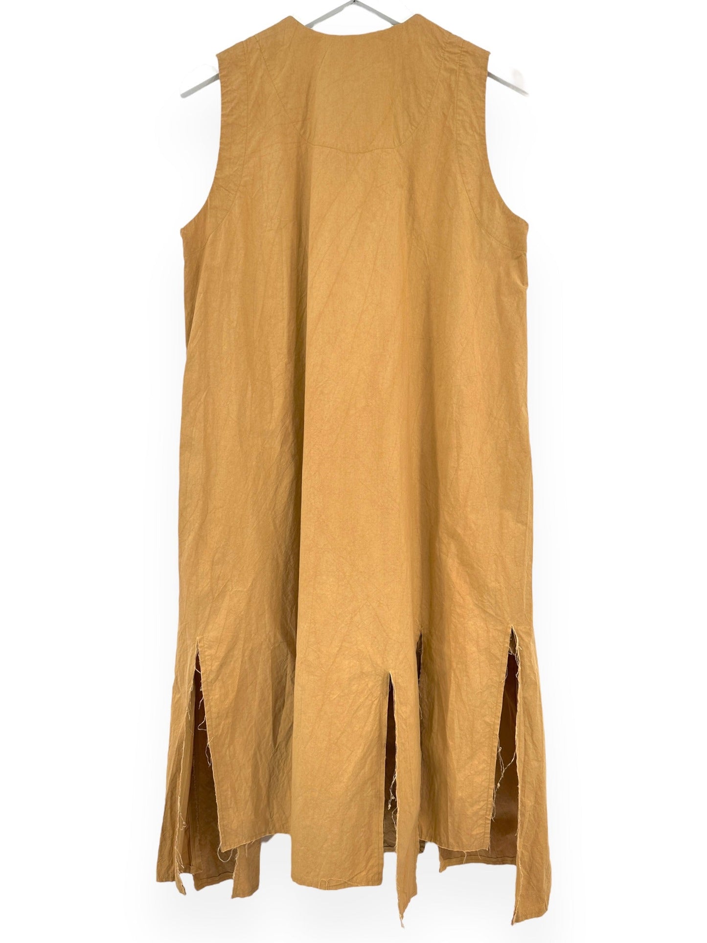 NANCY STELLA SOTO Distressed Midi Dress
