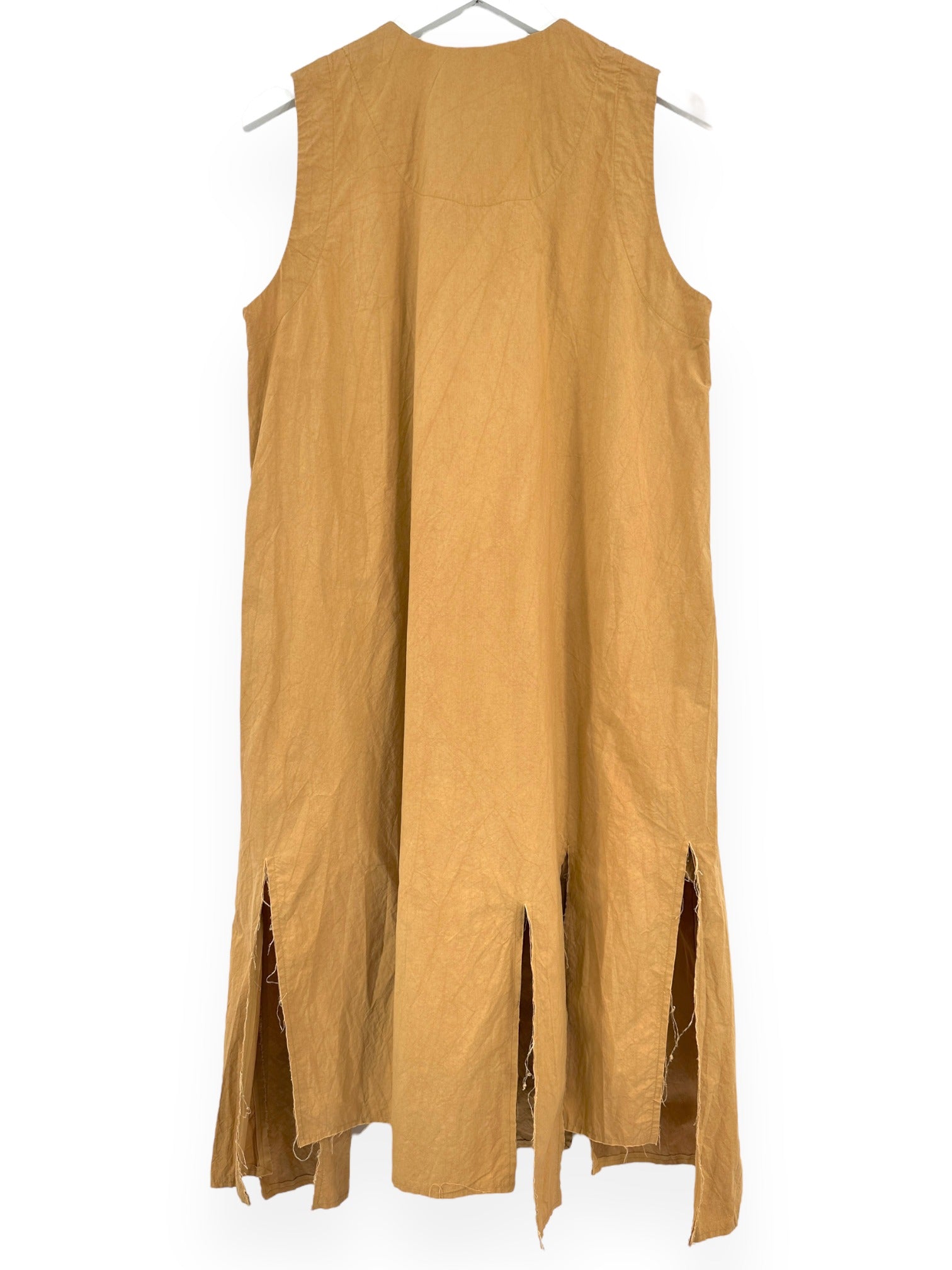 NANCY STELLA SOTO Distressed Midi Dress