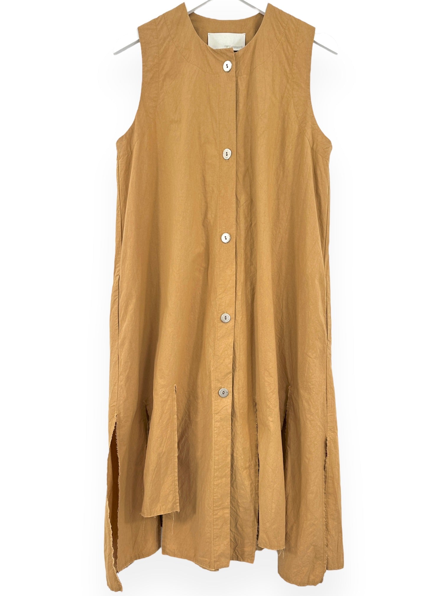 NANCY STELLA SOTO Distressed Midi Dress