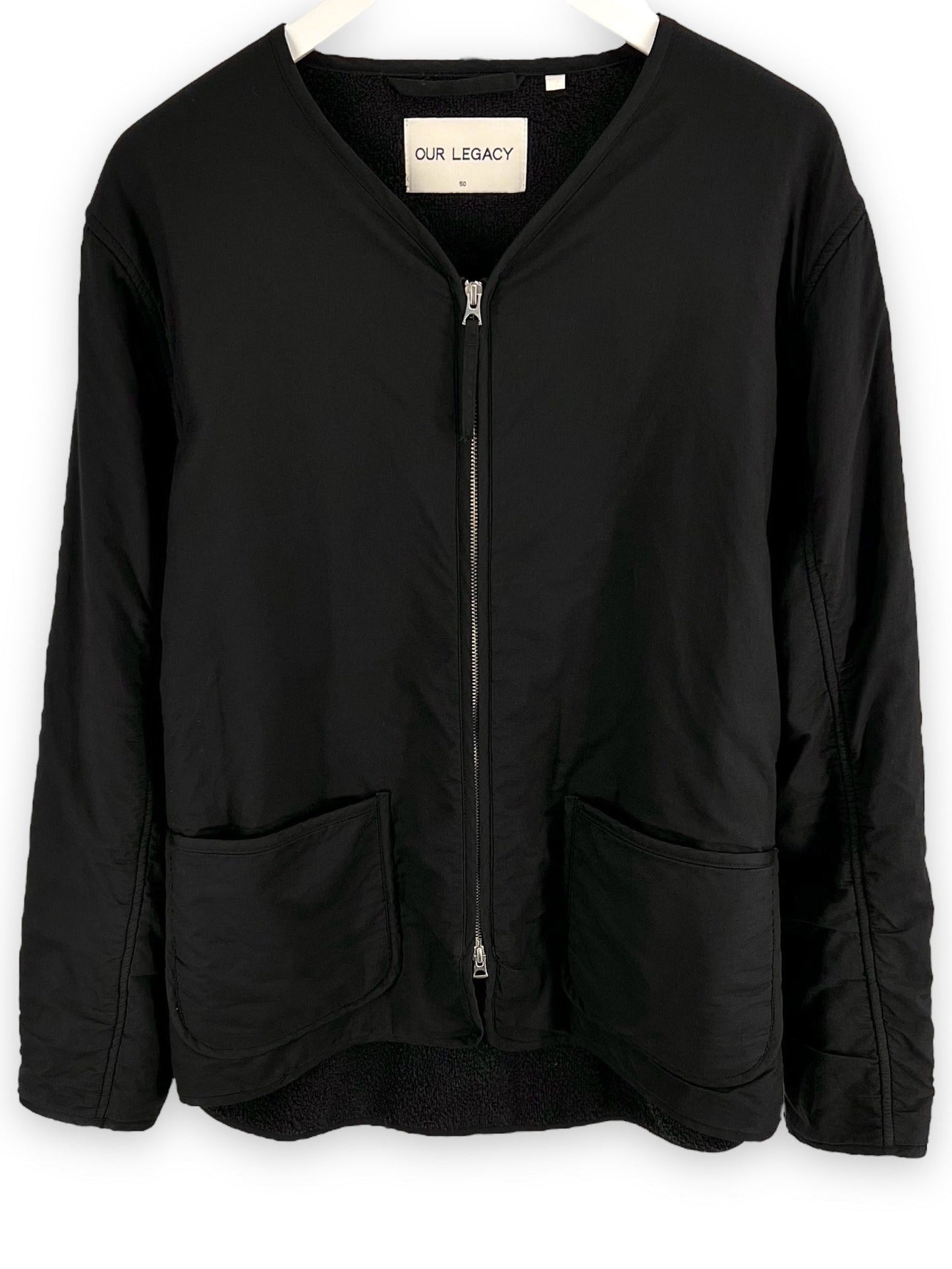 OUR LEGACY Black Collarless Jacket