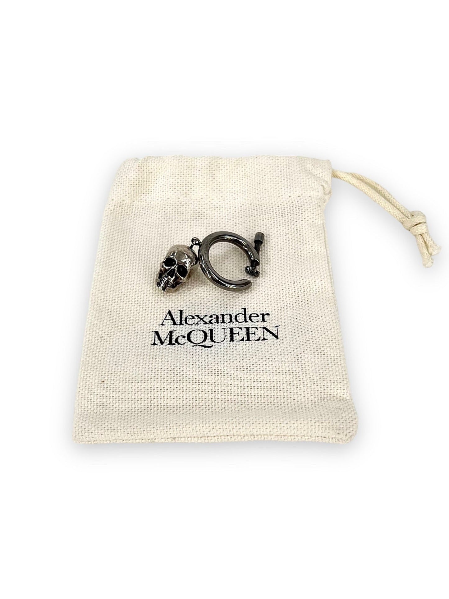 ALEXANDER MCQUEEN Non-Pierced Skull Earring