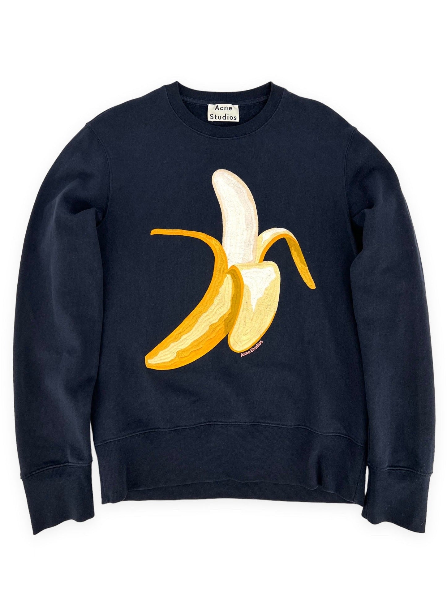 ACNE STUDIOS AW16 Navy "Carly Banana" Sweatshirt